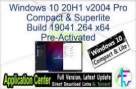 Windows 10 Pro 20H1 19041.546 Super Lite Gamer pt-BR x64 Download ...